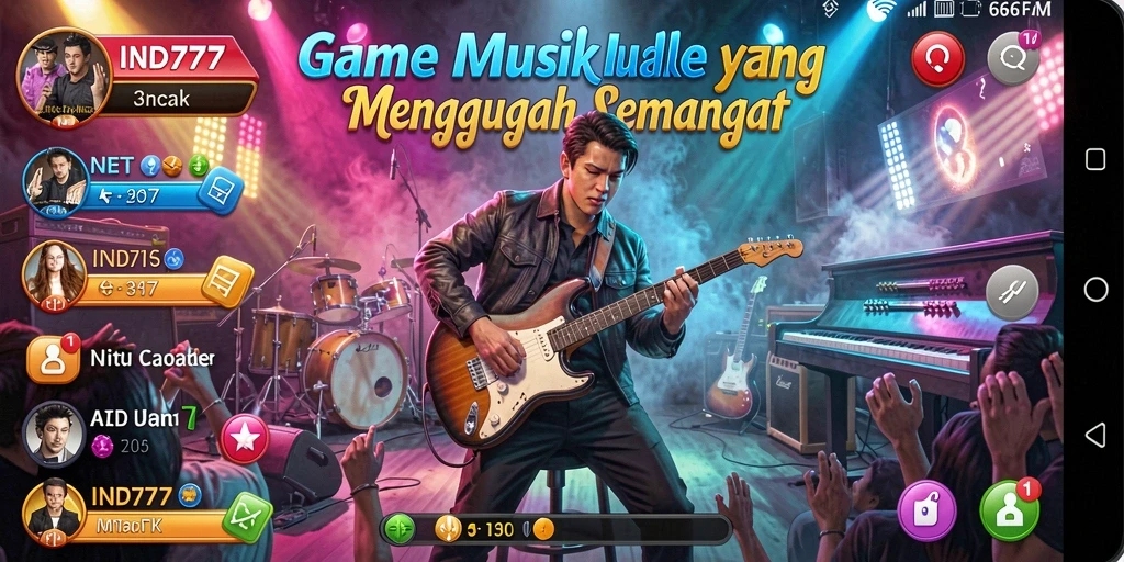 Tampilan gameplay <strong>IND777</strong> yang seru dan interaktif dengan musik yang asyik.