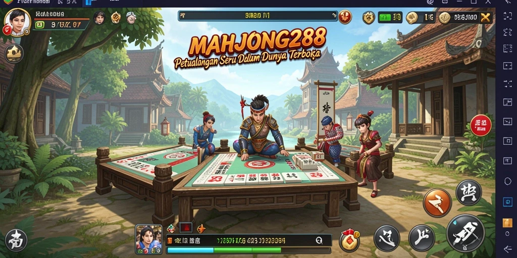 Gameplay seru dan indah dalam dunia terbuka MAHJONG288.