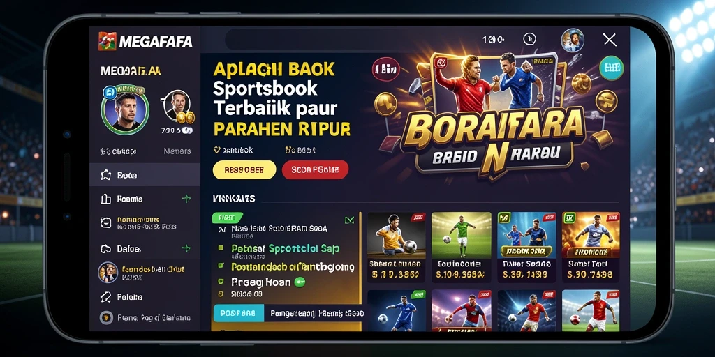 Tangkapan layar utama dari gameplay Sportsbook MEGAFAFA yang menarik.