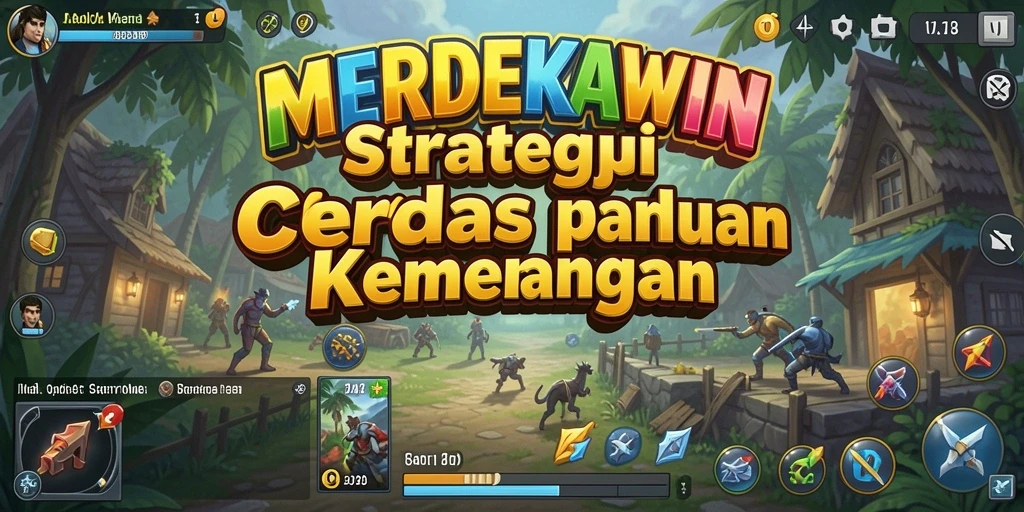 Tampilan gameplay menarik dan strategis dari MERDEKAWIN.