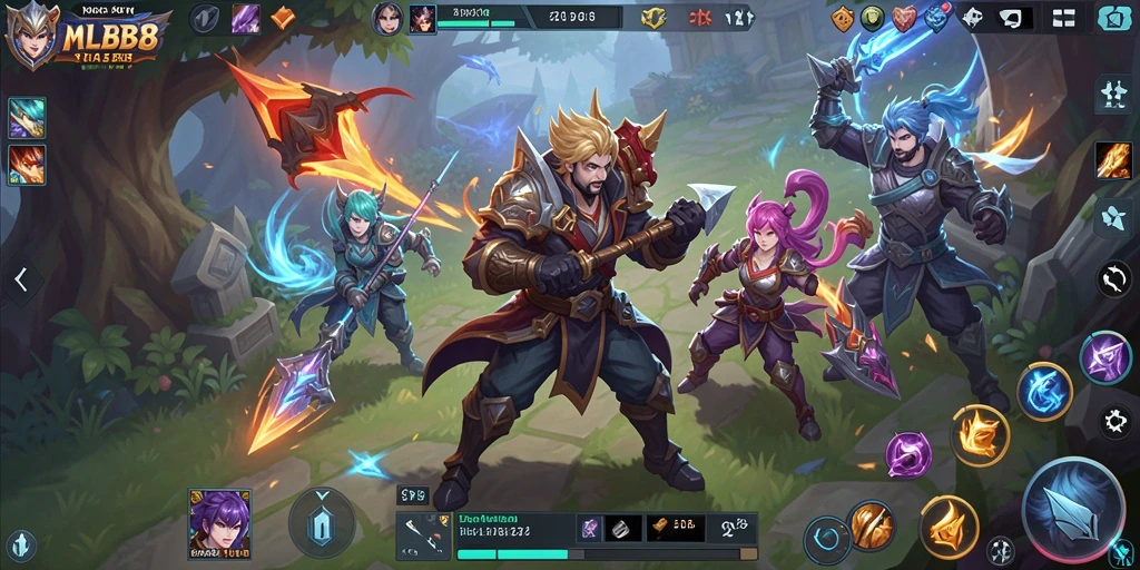 Tampilan menarik dari gameplay slot MLBB8 yang mendebarkan.