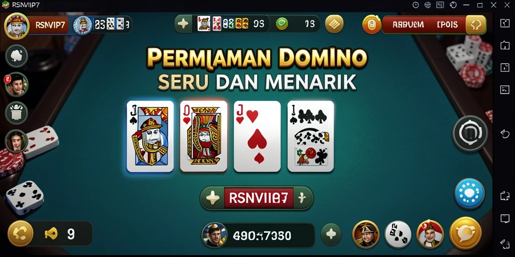 Gameplay menarik dari RSNVIP7 yang menunjukkan keseruan permainan Domino.