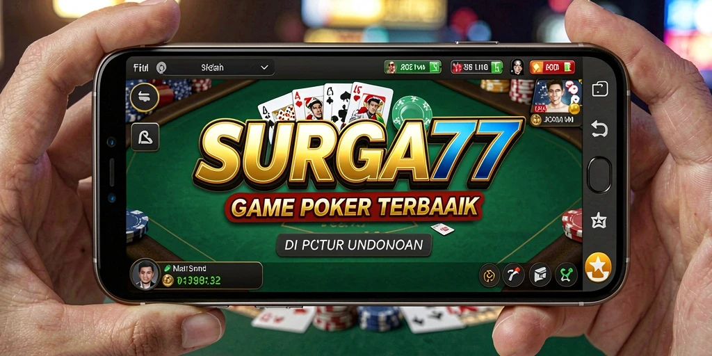 Screenshot gameplay Poker yang mendebarkan di SURGA77.